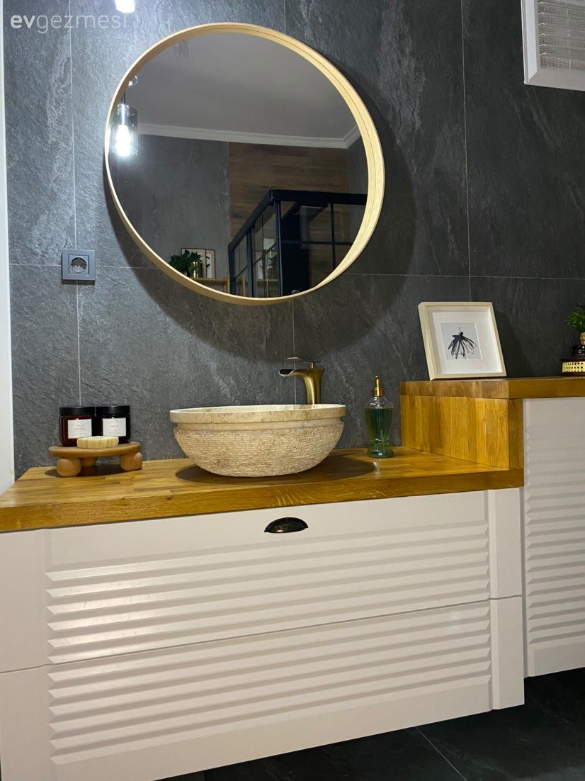 Banyo, Beyaz, Banyo lavabosu, Banyo aynası, Banyo seramikleri, Banyo aksesuarları, Banyo dolabı, Antrasit  