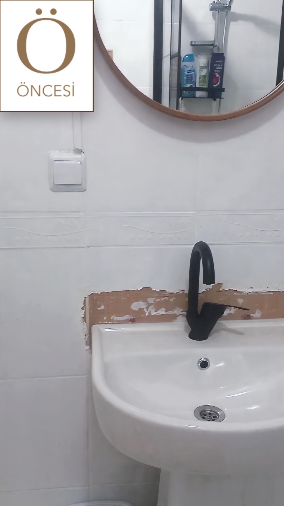 Öncesi&Sonrası: Bu Banyo Değişiminde Tüm Alan Folyo İle Değişmiş!