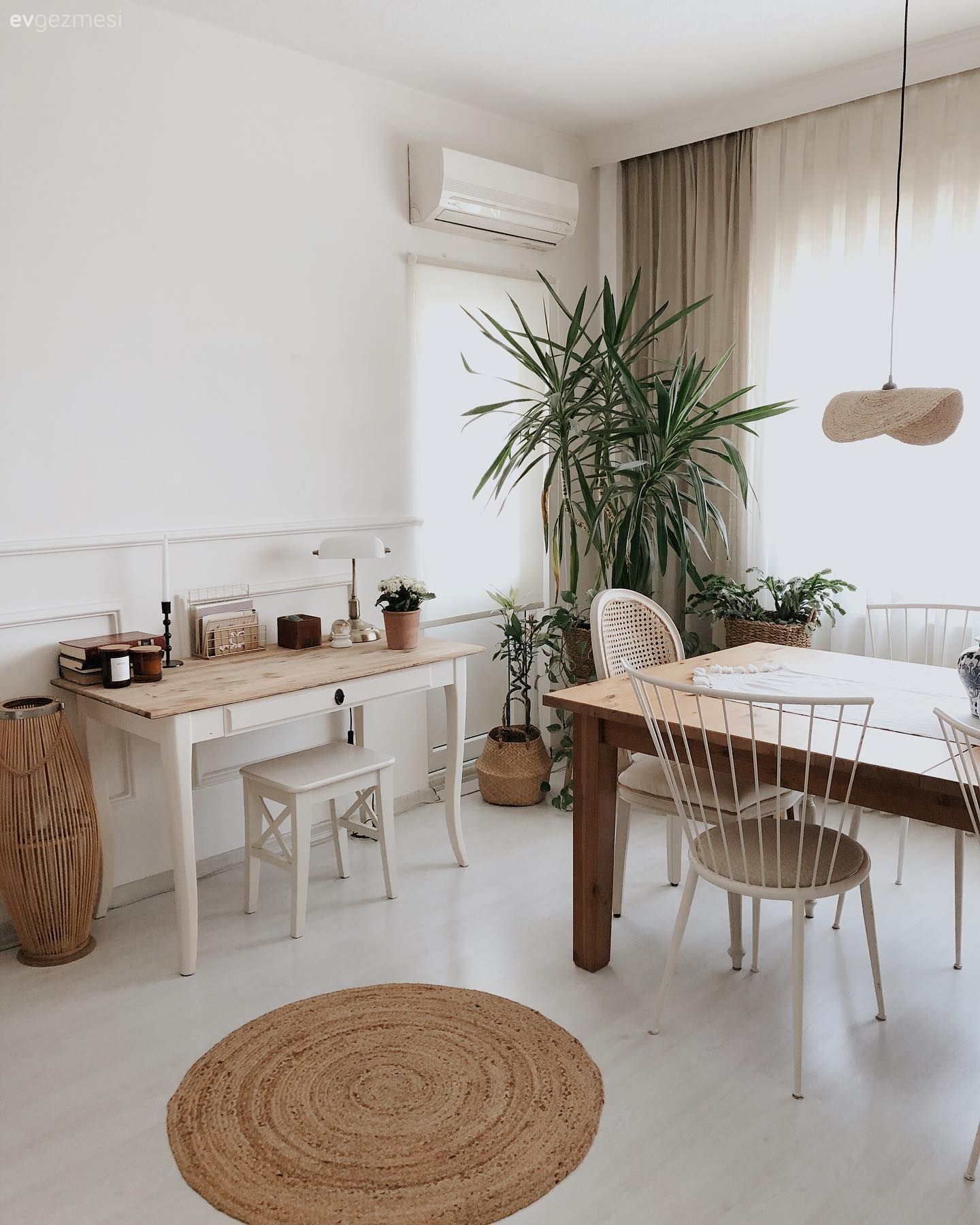 Country ve İskandinav Stili Kucaklayan Ahşap Sever Bir Ev!