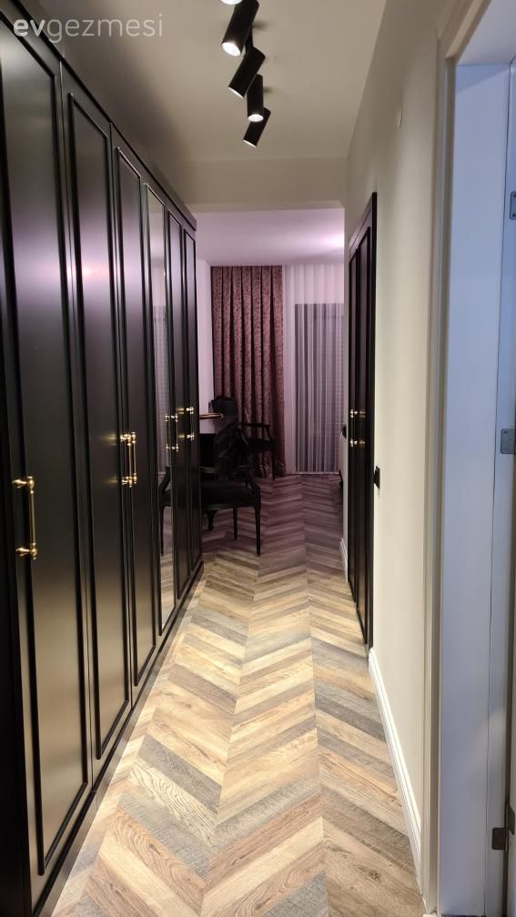 Giyinme odası, Siyah, Spot aydınlatma, Aydınlatma, Parke