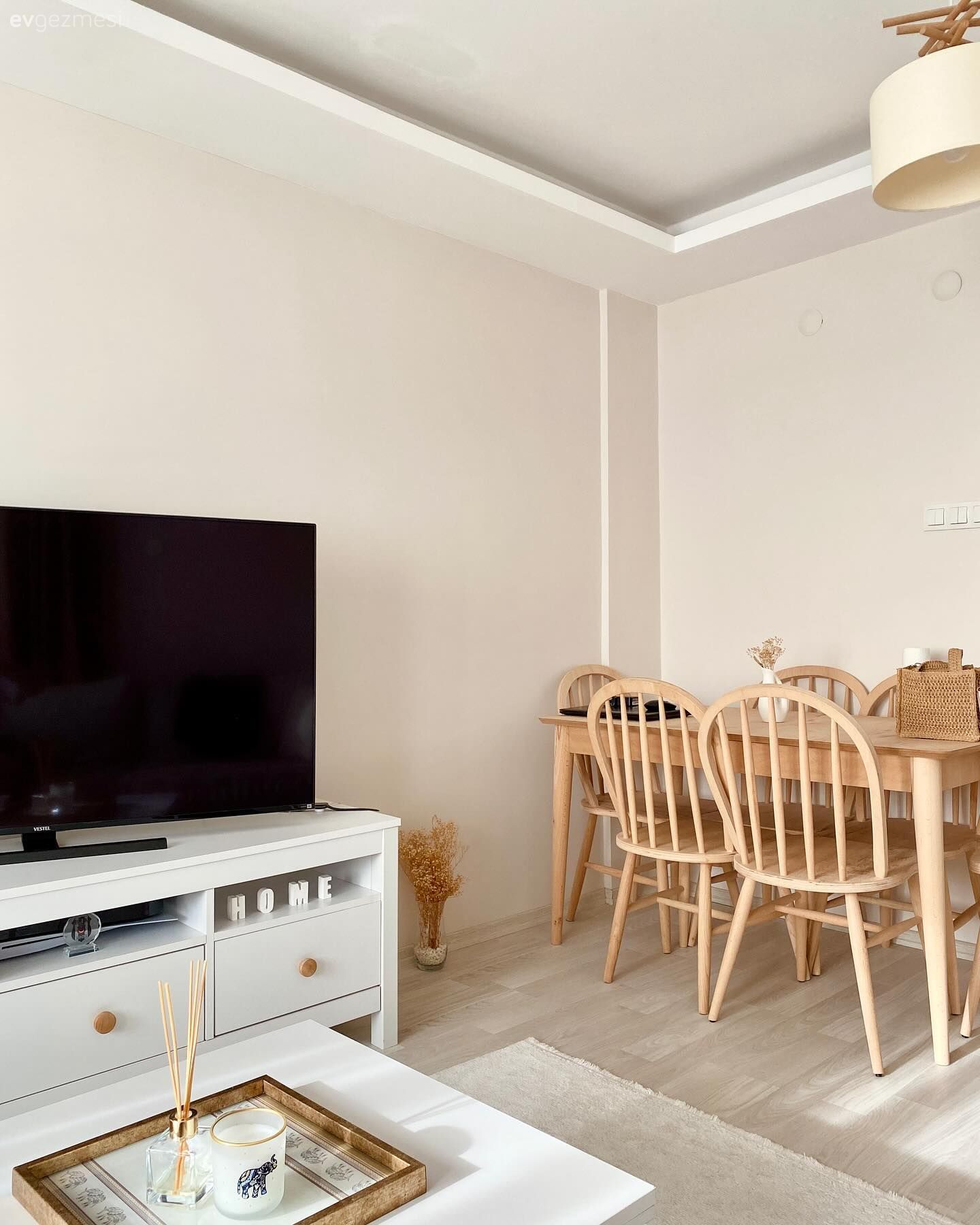 Ahşap Mobilya, Sandalye, Yemek masası, Beyaz, Tv ünitesi, Halı, Salon halısı