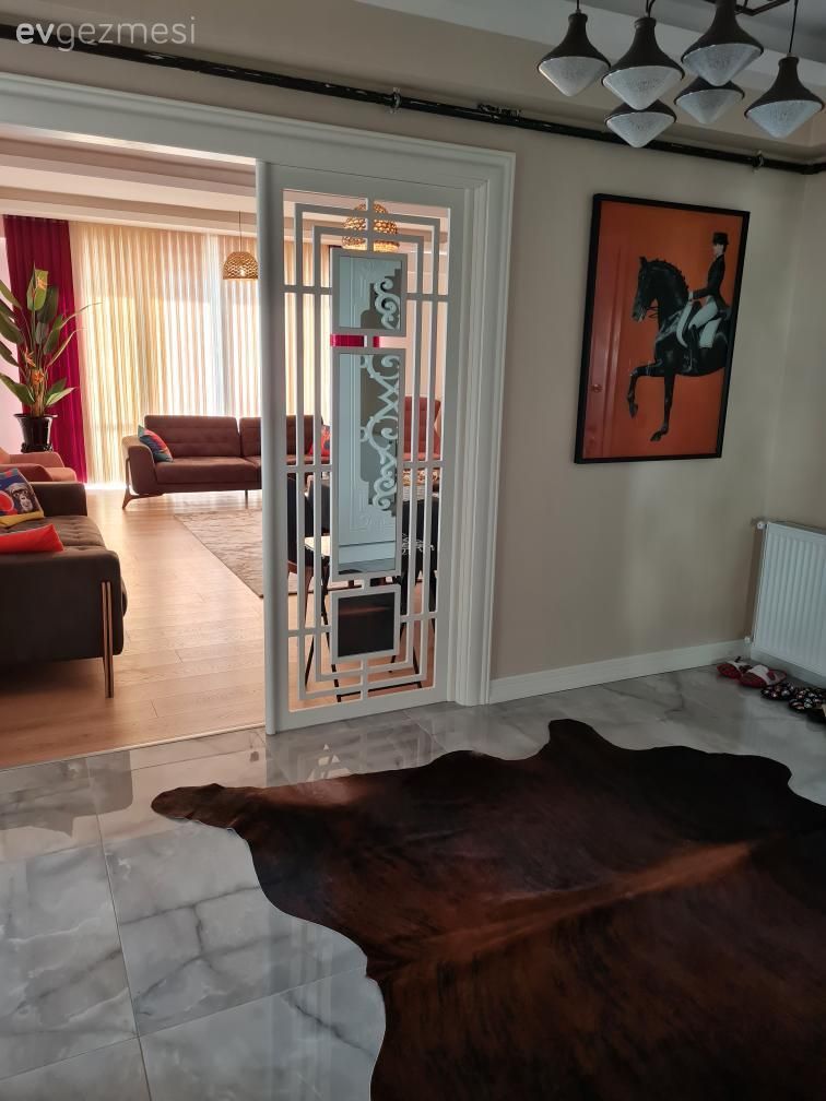 Antre, Tablo, Duvar dekorasyonu, Post halı, Halı, Avize, Aydınlatma