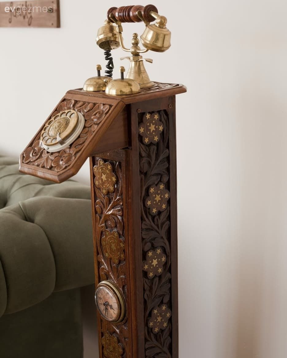 Dekoratif Objeler, Ev Aksesuar, Ahşap Mobilya, Telefonluk