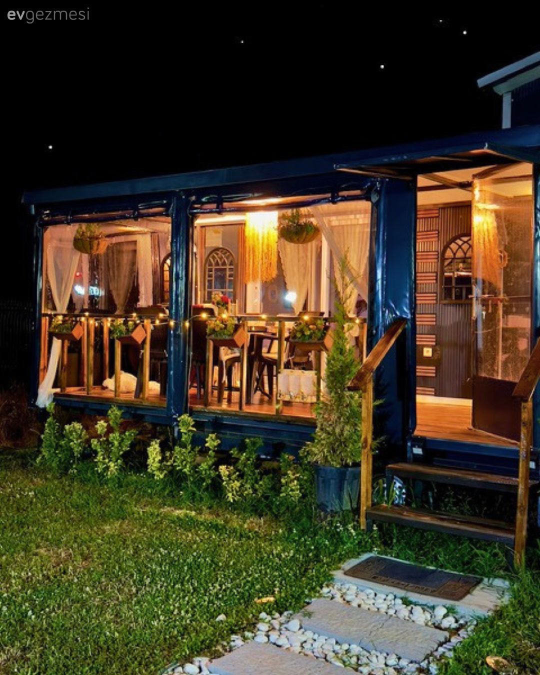 Tiny house, Bahçe, Veranda
