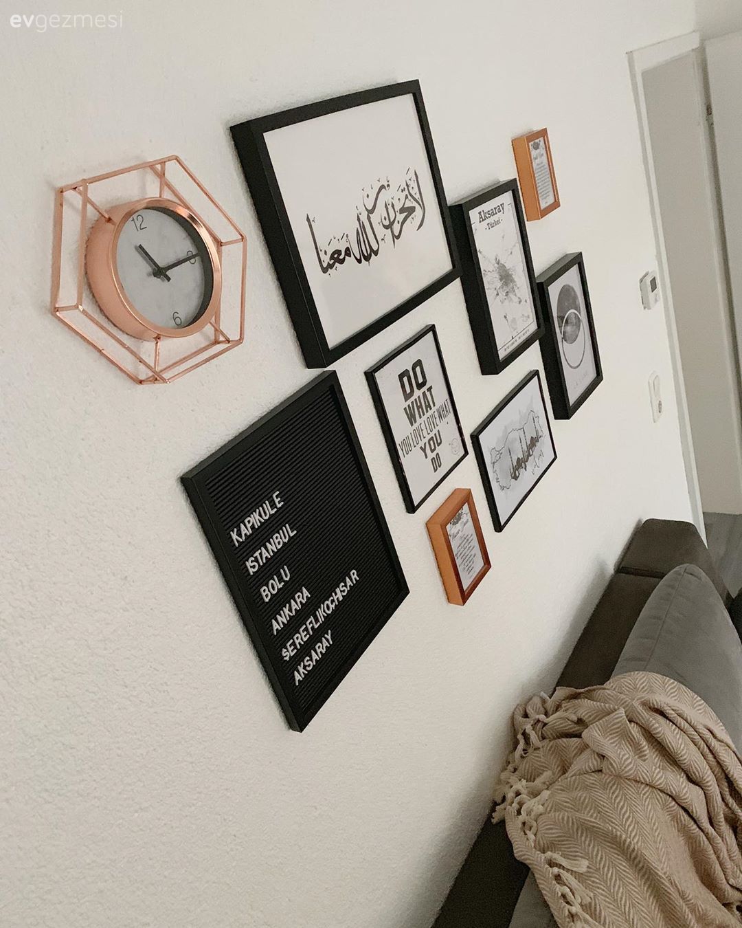 Duvar dekorasyonu, Çerçeve, Duvar panosu