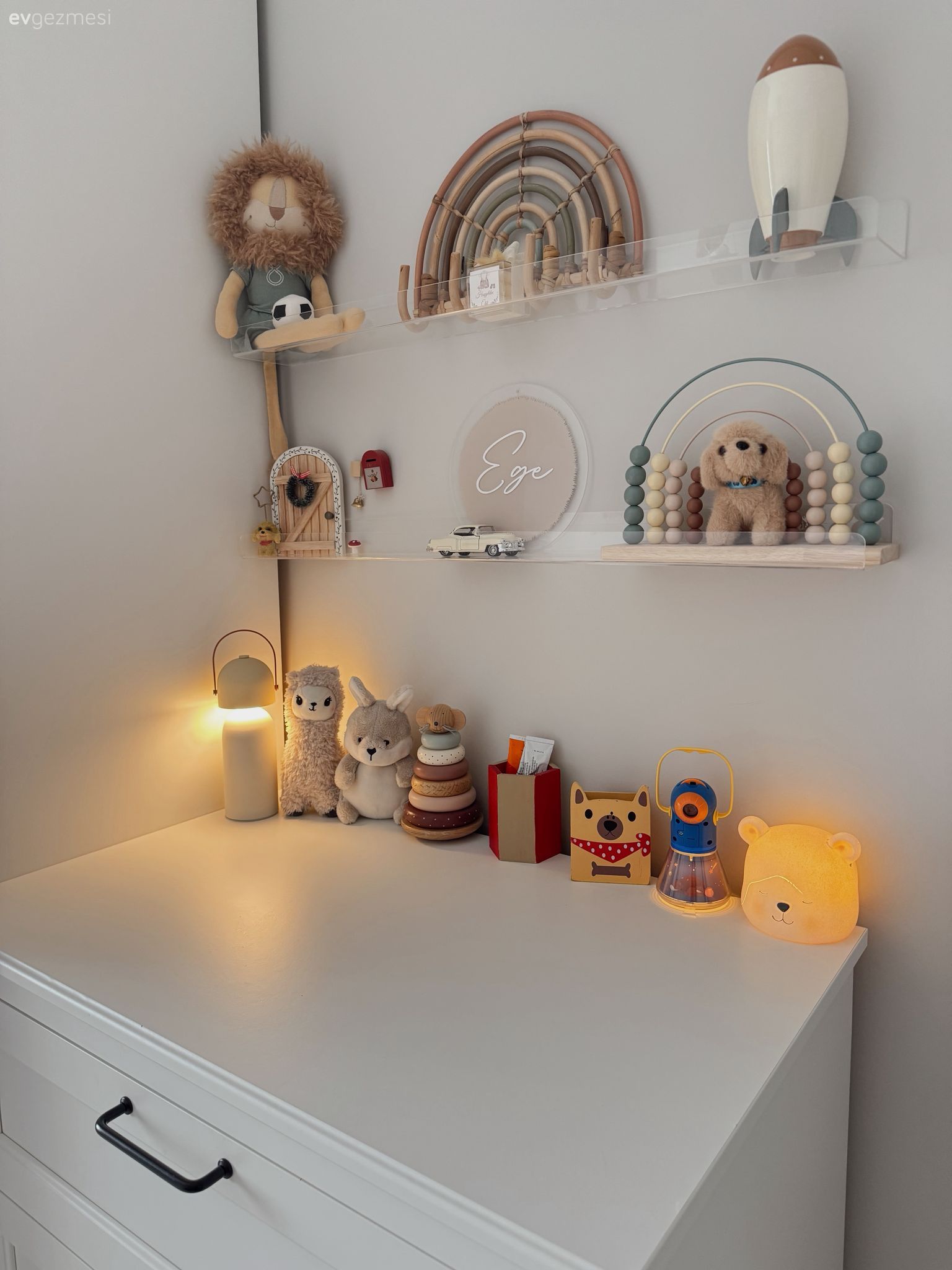 Çocuk odası duvar dekorasyonu