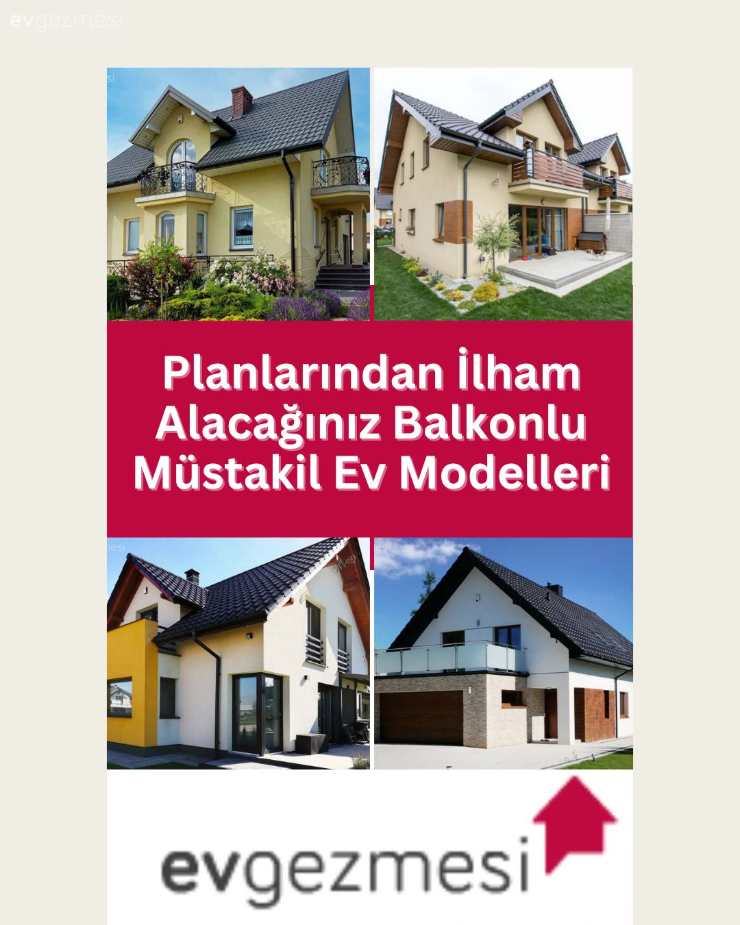 Planlarından İlham Alacağınız Balkonlu Müstakil Ev Modelleri