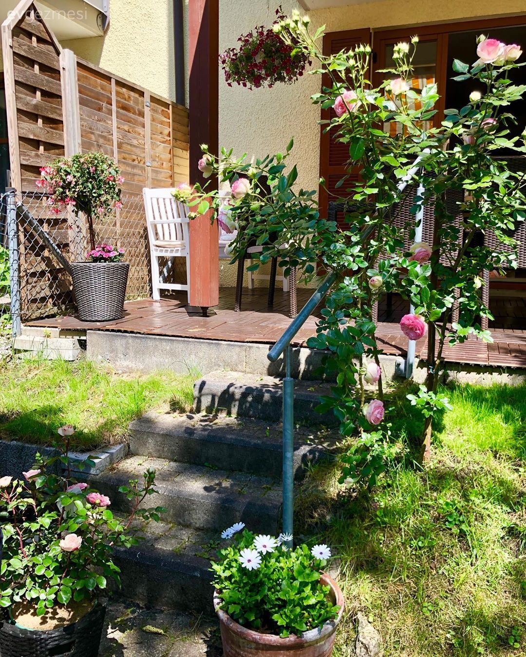 Bu Tatlı Evin Hem Bahçesinde Hem De İçinde Mevsim Hep Bahar