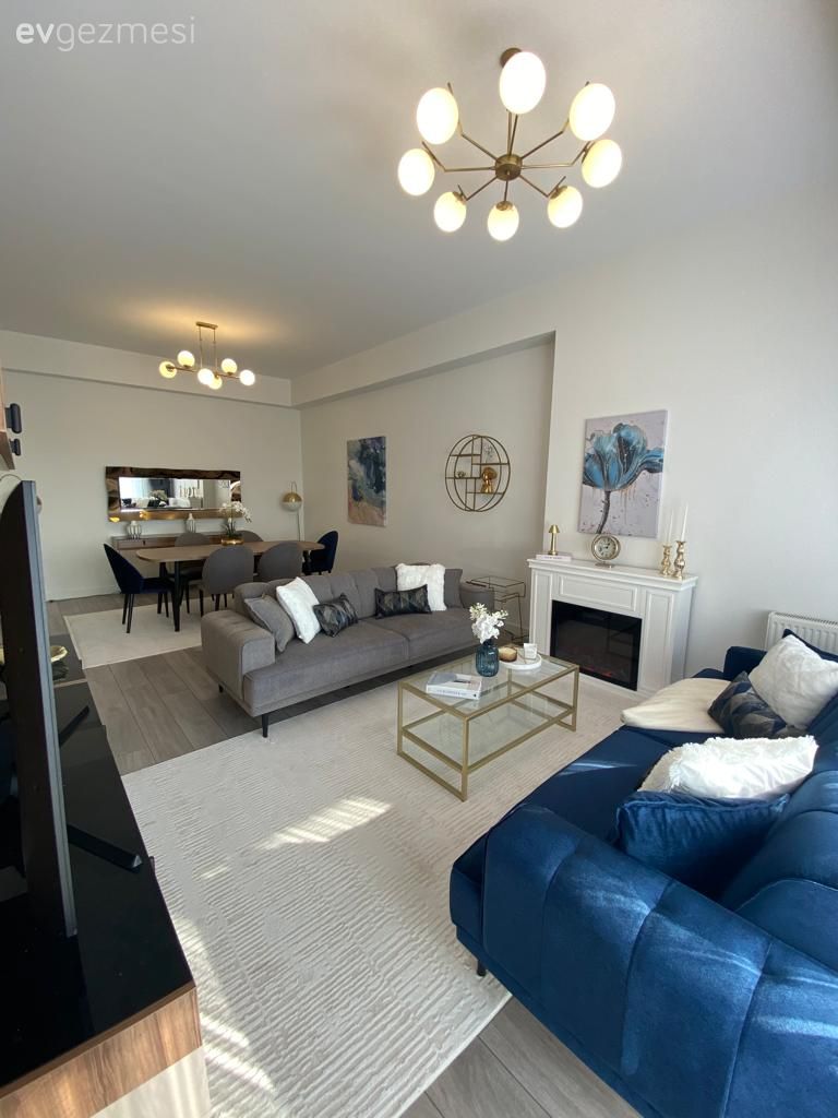 Bu İstanbul Evinde Modern Stilin Sevdiği Renkler Bir Arada!