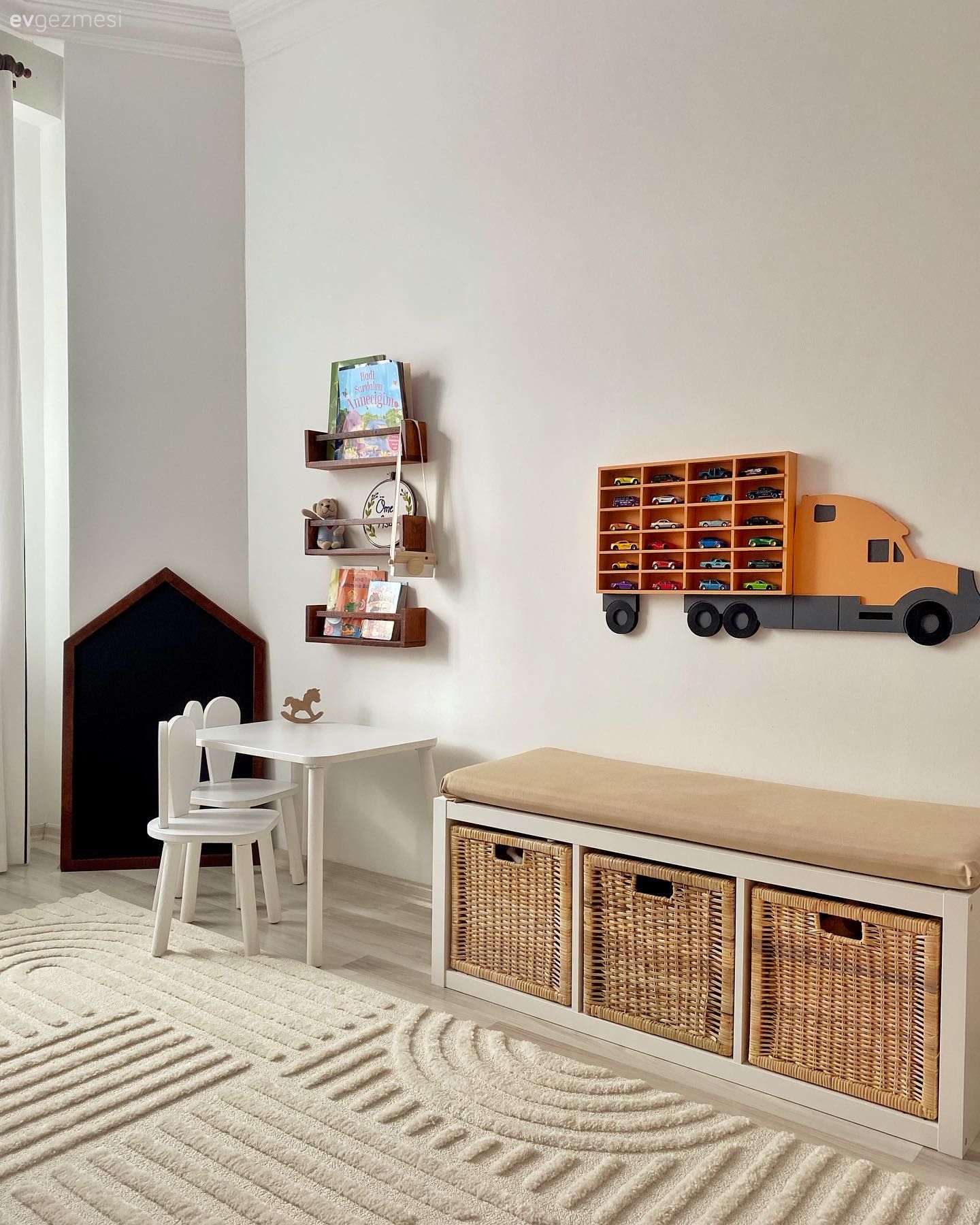 Öncesi&Sonrası: Maviyi Çok Seven Bu Odada Duvarlar Boş Kalmamış