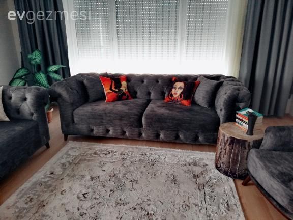 Ev Gezmesi: Sakin ve Keyifli Bir Salon Dekoru