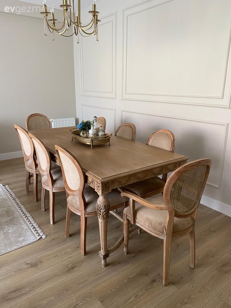 Yemek Odası, Country, Kahverengi, Ahşap Mobilya, Sandalye, Yemek masası, Avize, Aydınlatma, Salon avizesi, Parke