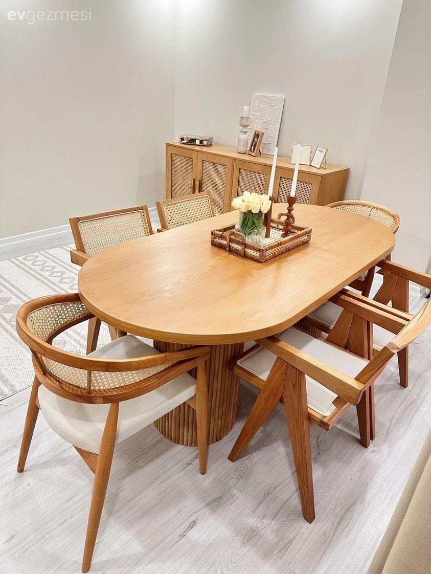 Bu Yeni Gelin Evinde Beyaz ve Ahşap Uyumu Oldukça Önemli!