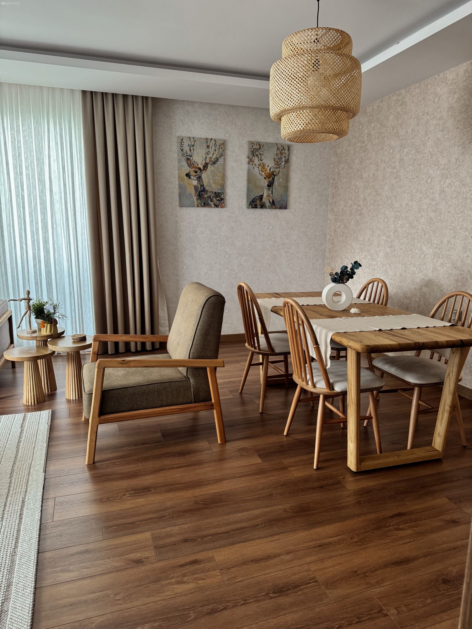 Bu İstanbul Evinde Renk Paletinin İlham Kaynağı Doğa!