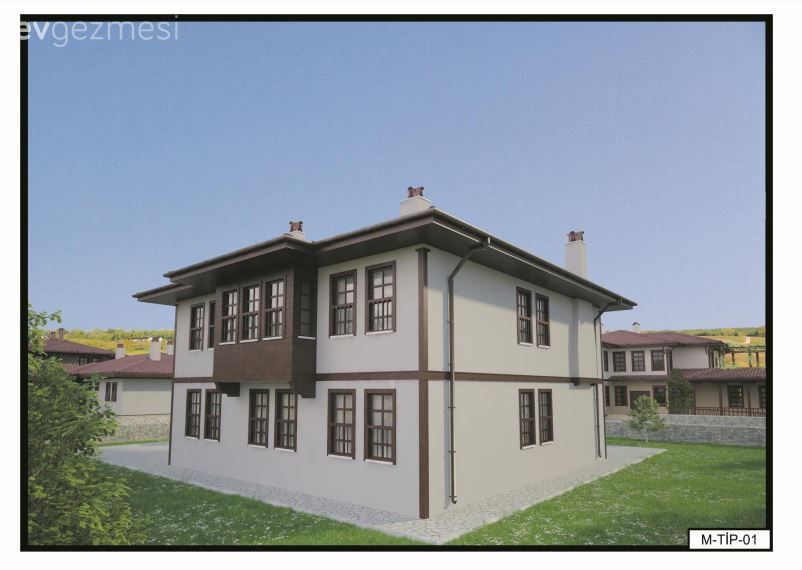 Köy Evi Yapacaklar İçin Bakanlık Onaylı İki Katlı Köy Evi Projeleri!