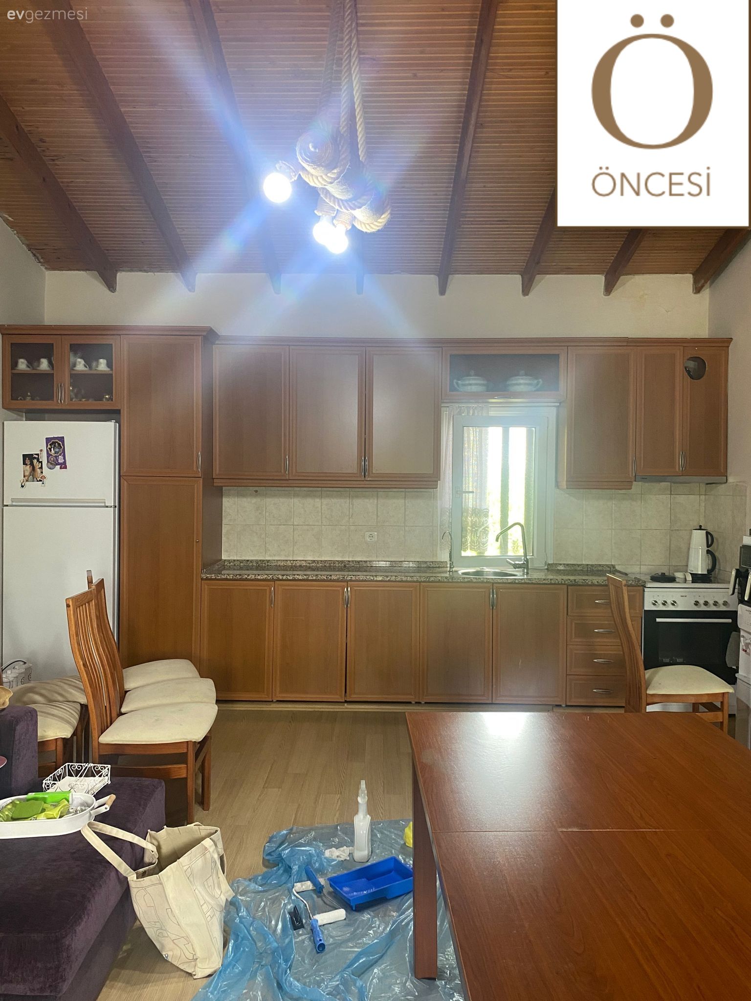 Öncesi&Sonrası: Beyaza Boyanan Bu Mutfak Artık Daha Ferah!