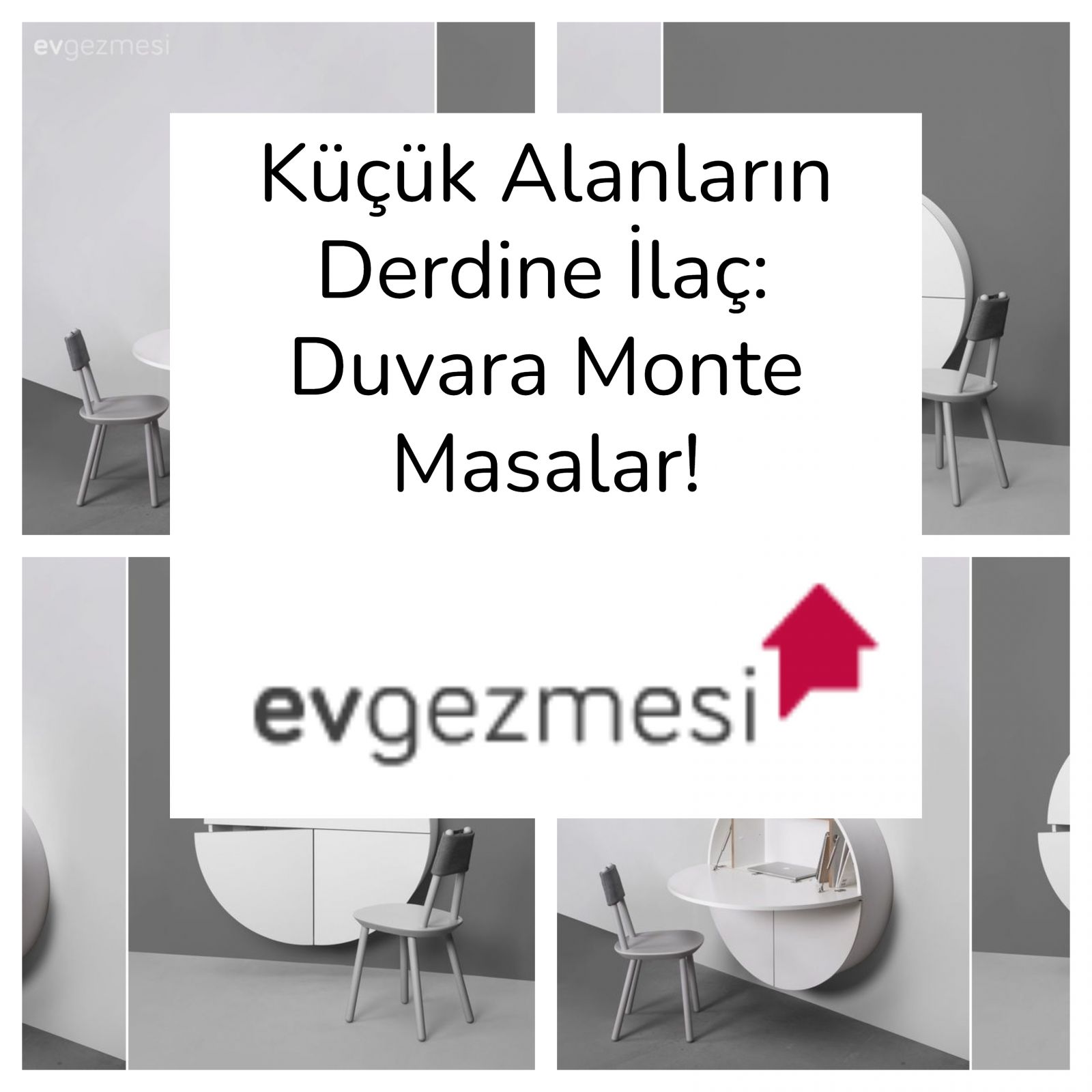 Küçük Alanların Derdine İlaç: Duvara Monte Masalar!