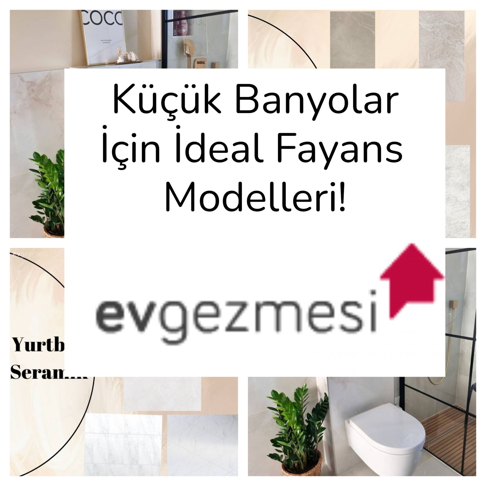 Küçük Banyolar İçin İdeal Fayans Modelleri