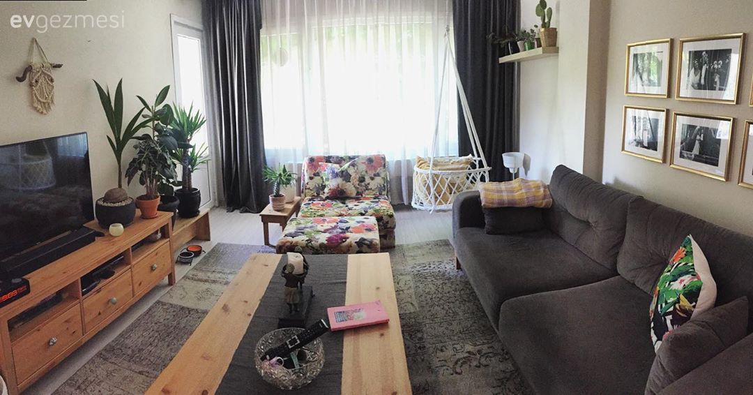 Renkleri ve Bitkileriyle Doğayı Yansıtan  Bir İstanbul Evi