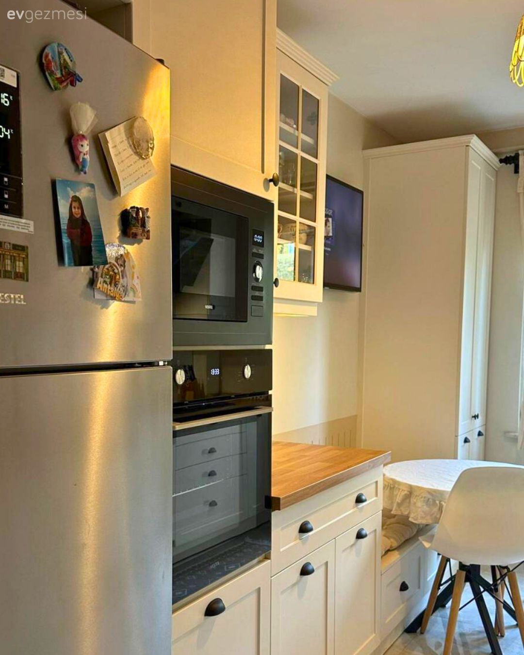 Tek Duvar Mutfak Koridor Tipine Dönünce Daha Kullanışlı Olmuş