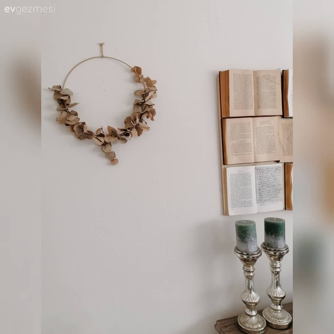 Konsol, Konsol üzeri dekoratif objeleri, Beyaz, Duvar dekorasyonu, Şamdan, Ev Aksesuar, Duvar panosu