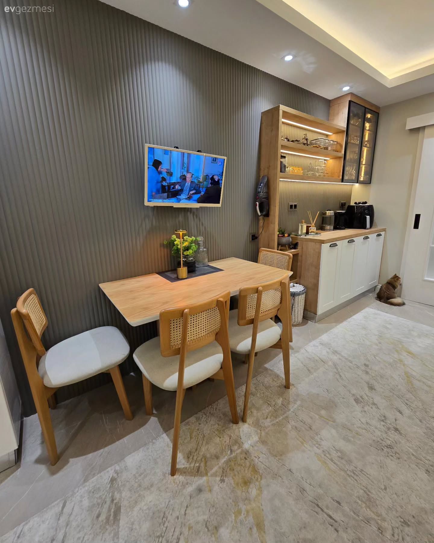 İki Tarafı İyi Değerlendirilen Bu Mutfağın Keyfine Diyecek Yok