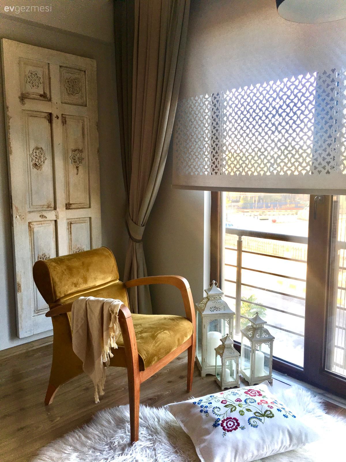 Country, Krem, Hardal, Ahşap Mobilya, Kapı , Stor perde, Fon perde, Perde, Fener, Ev Aksesuar, Kırlent, Ev tekstili