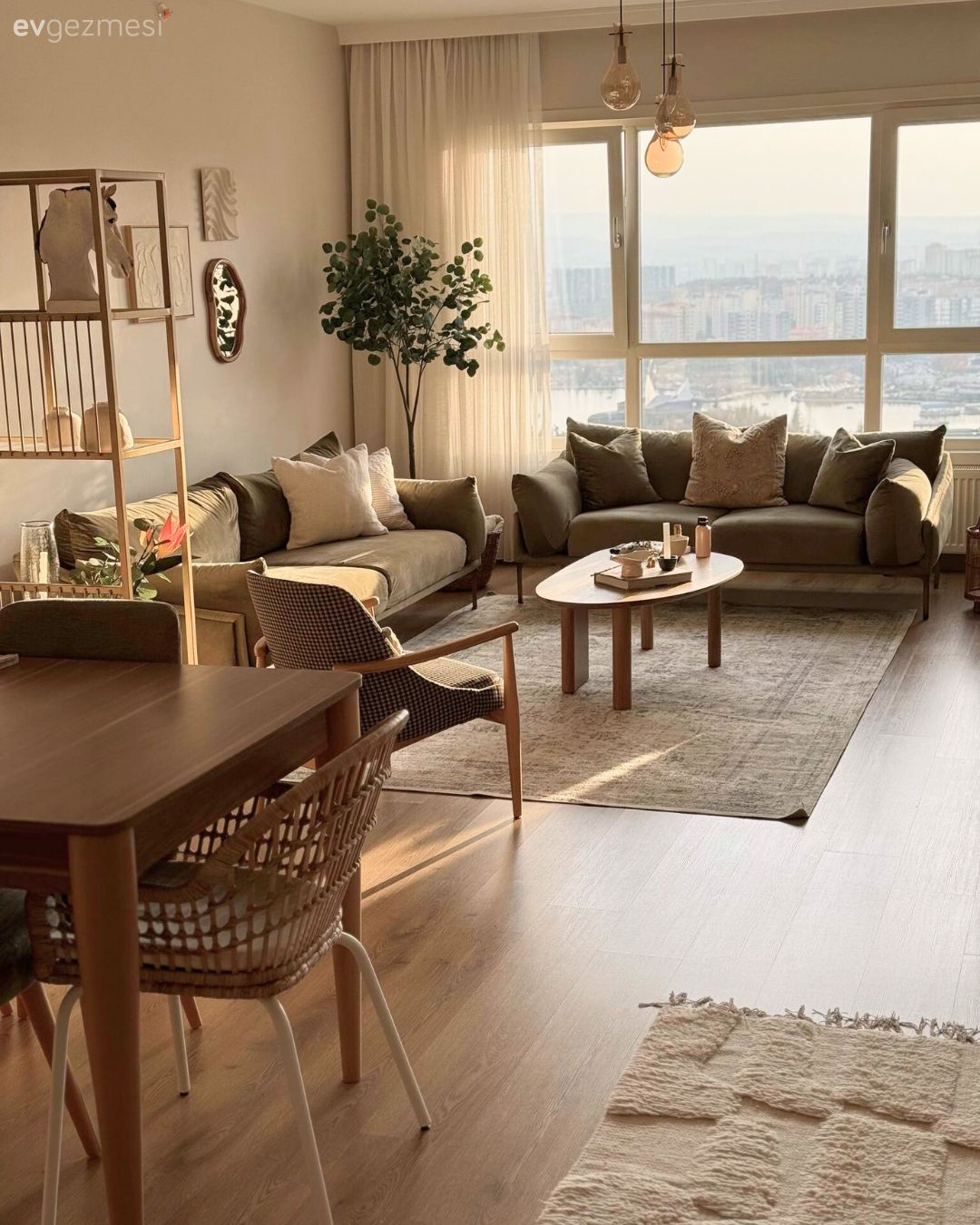 Bu Ankara Evinde Doğadan Esinlenen Bir Renk Paleti Var