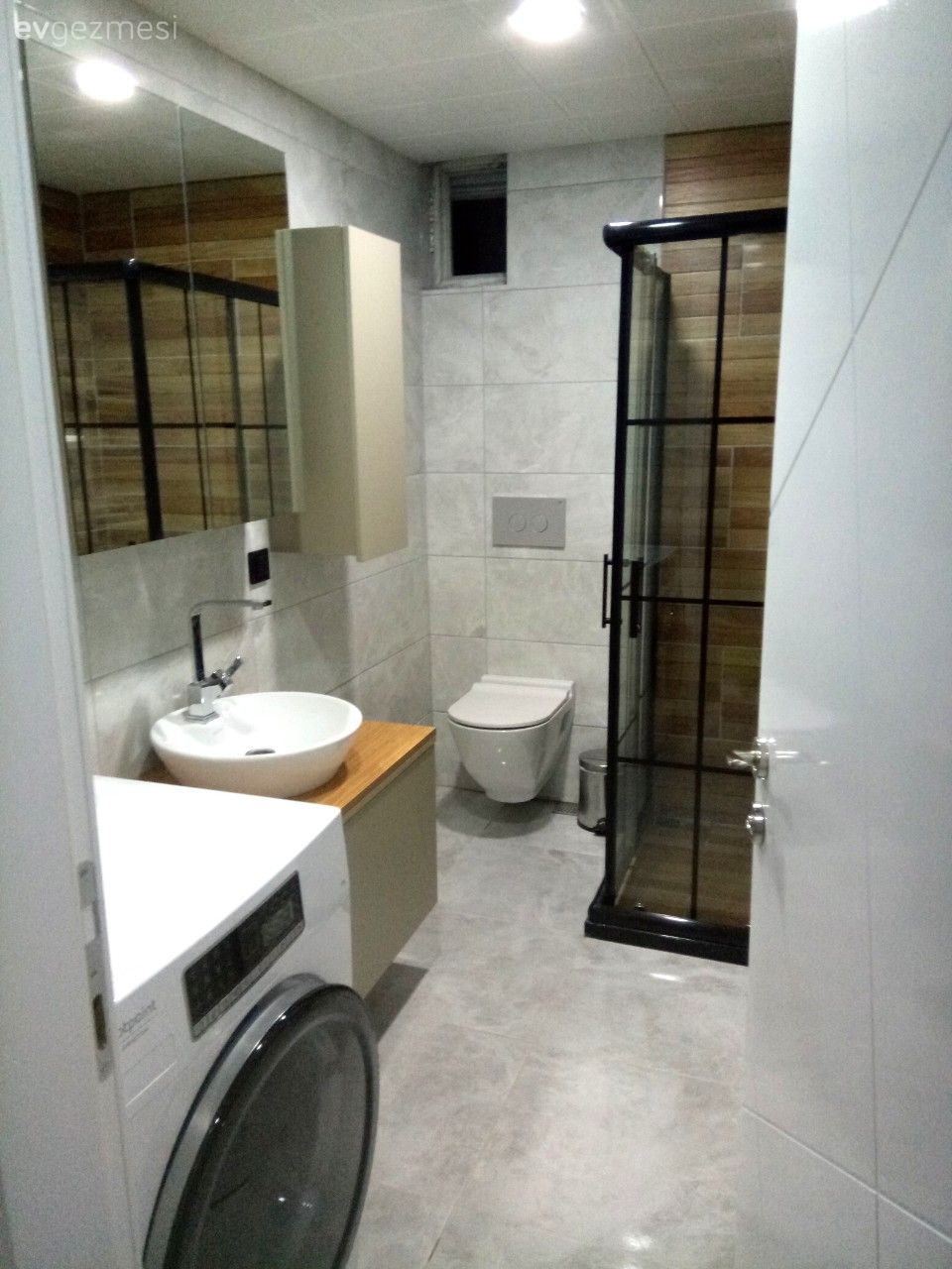 Banyo, Beyaz, Siyah, Duşakabin, Banyo seramikleri