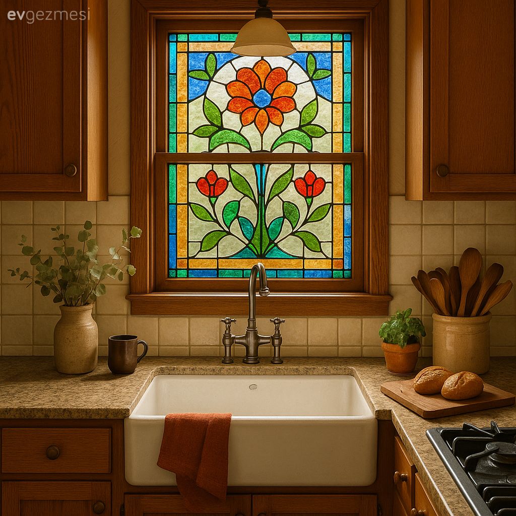 Farklı Odalara Çok Yakışan 15 Vitray Pencere Modeli
