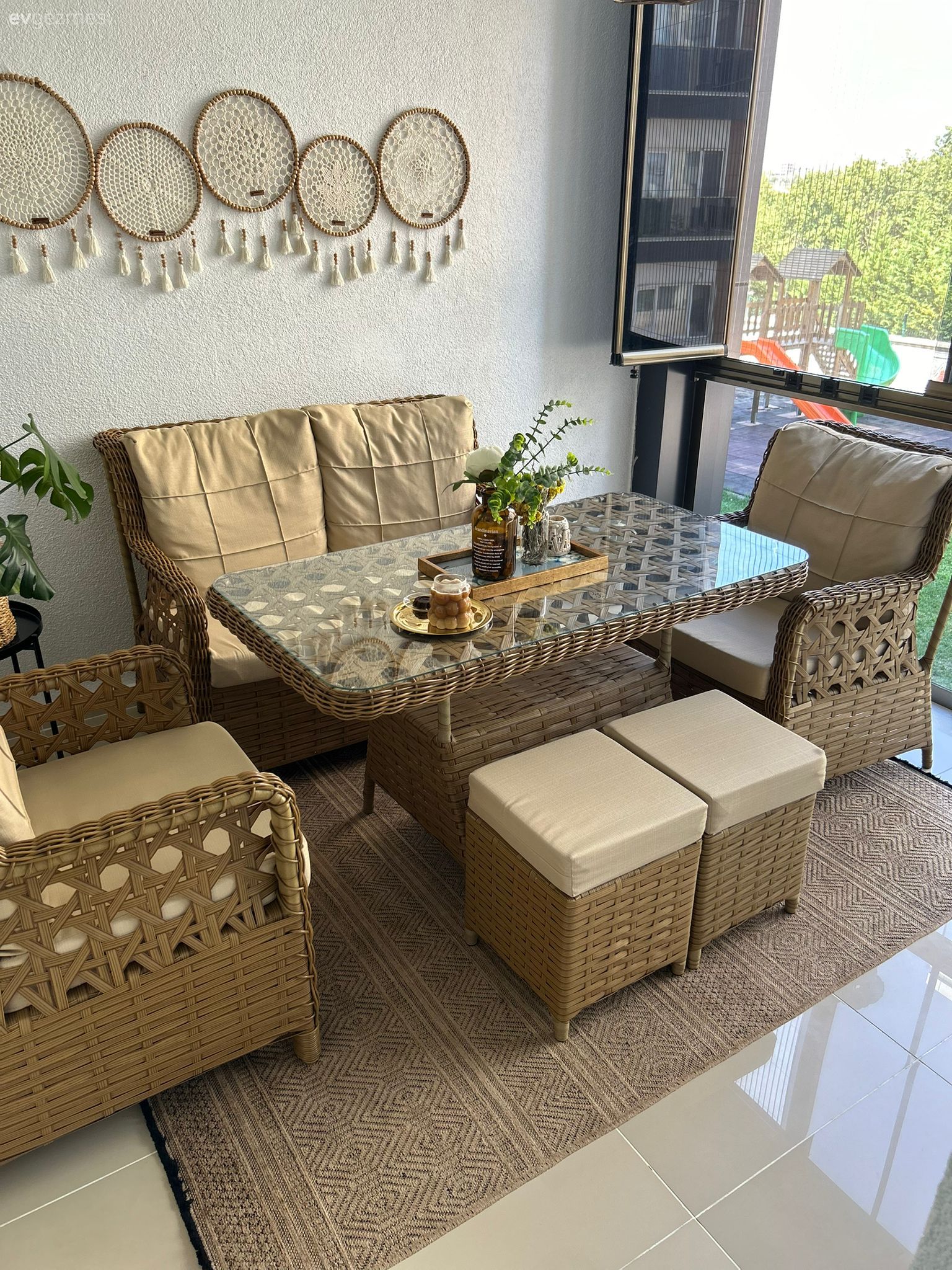 Bohem Balkon, Modern Banyo: Tekirdağ'dan Eklektik Bir Ev!