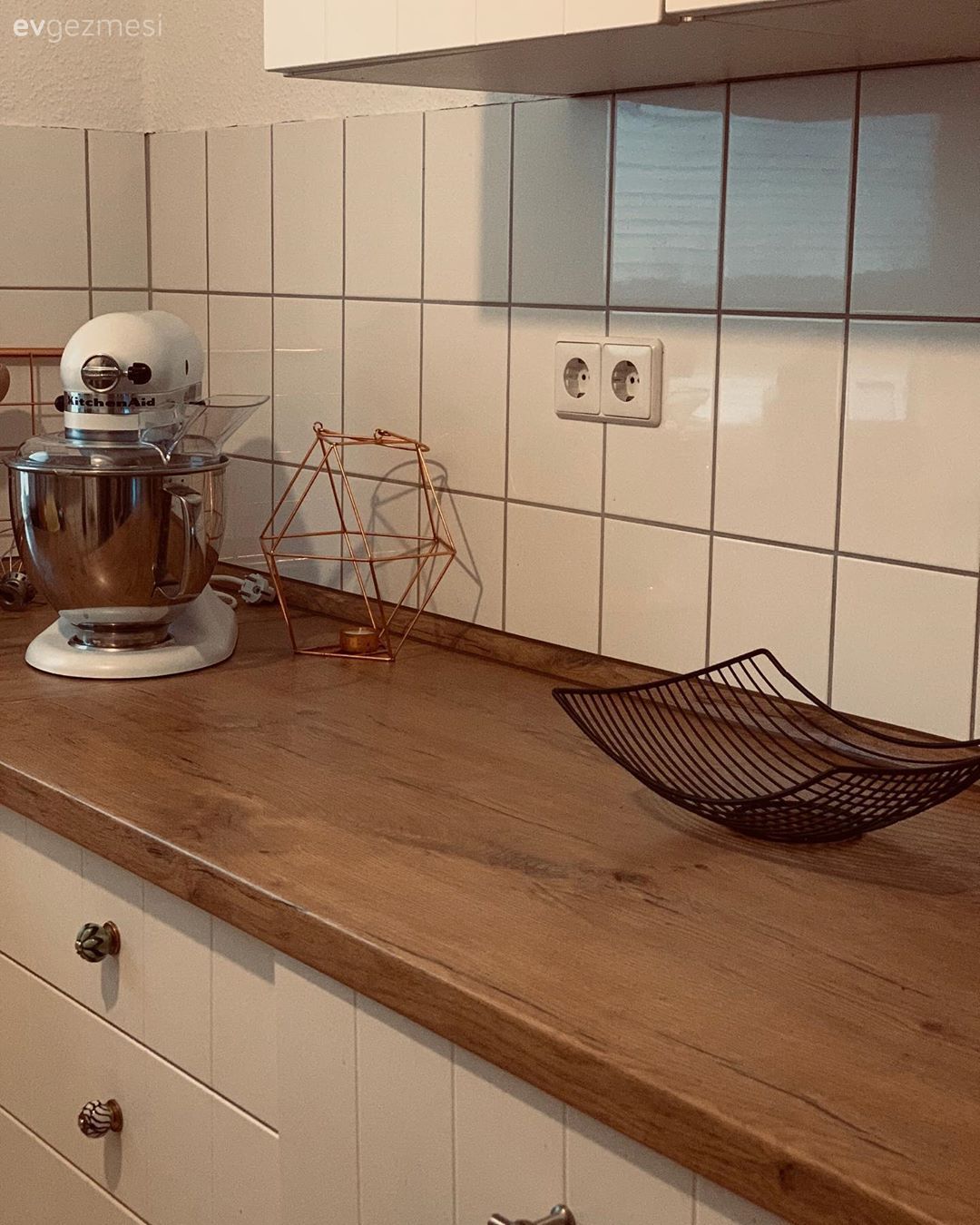 Ahşap mutfak tezgahı, Mutfak tezgahı, Mutfak tezgah arası, Beyaz, Mutfak aksesuarları, Mutfak