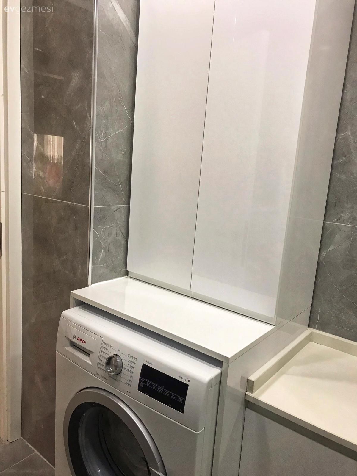 Banyo dolabı, Banyo, Beyaz, Gri, Banyo seramikleri