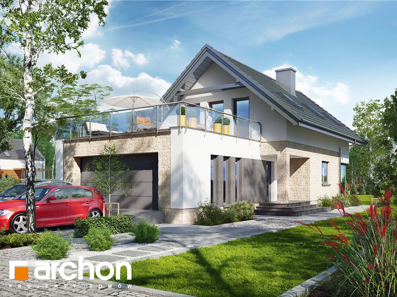 Müstakil Ev Yapacaklar İçin Teraslı Müstakil Ev Planları