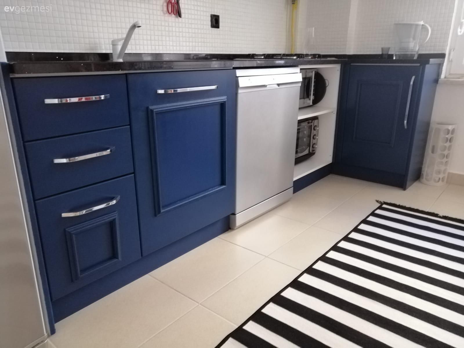 Öncesi&Sonrası: Mavi Boyalarla Yenilenen Lüleburgaz Mutfağı