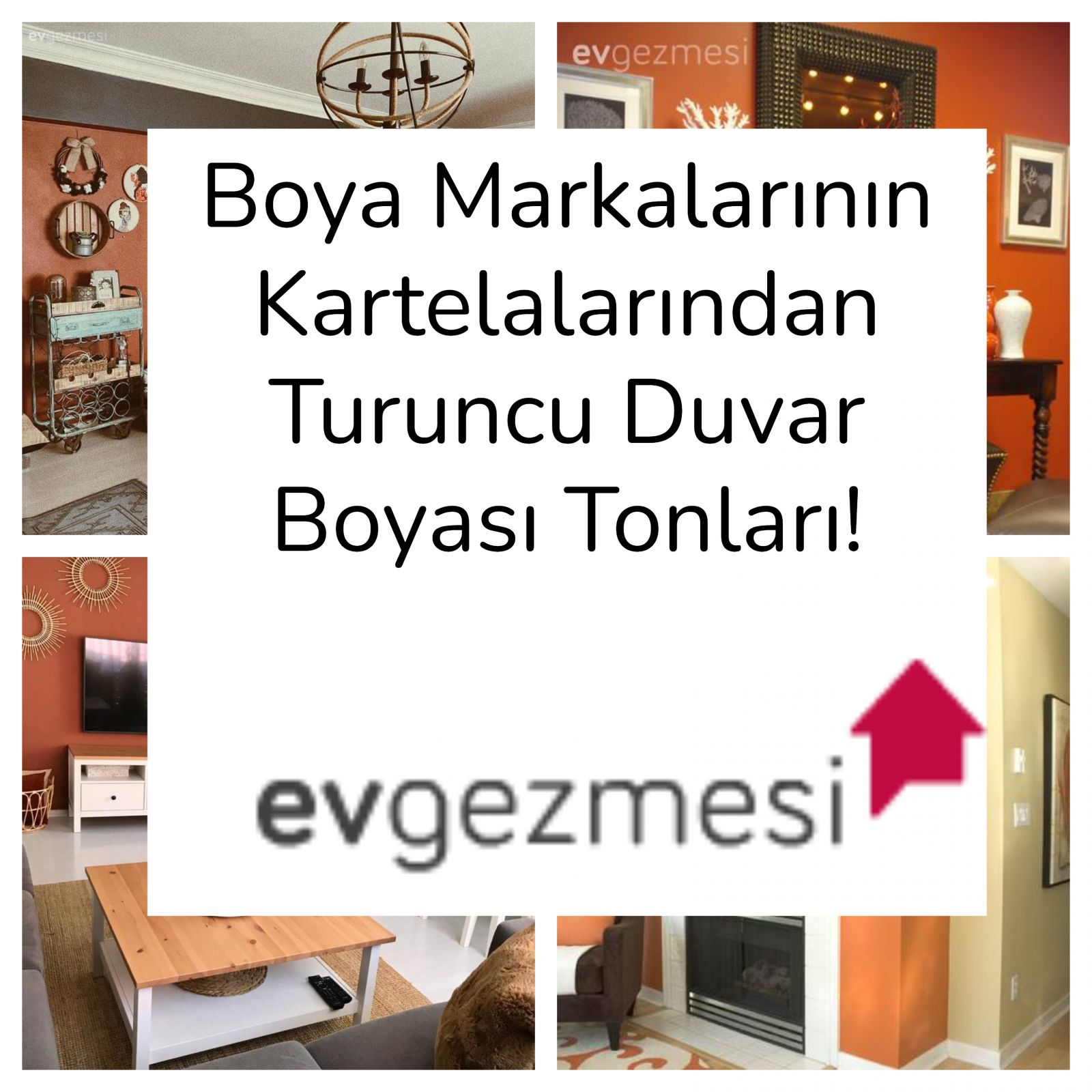 Boya Markalarının Kartelalarından Turuncu Duvar Boyası Tonları!