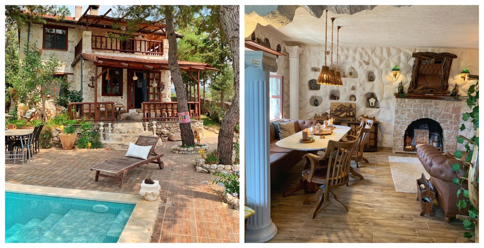 40 Yıllık Bu Taş Evde Tüm Detaylar Dantel Gibi İşlenmiş!