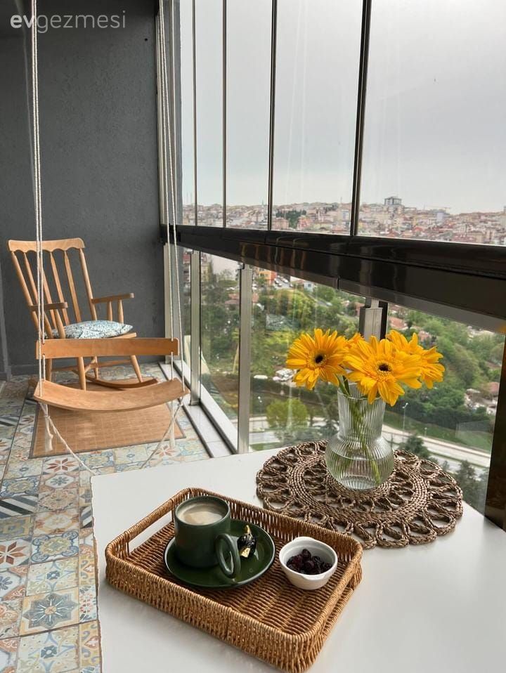 Balkon, Kapalı balkon, Sandalye