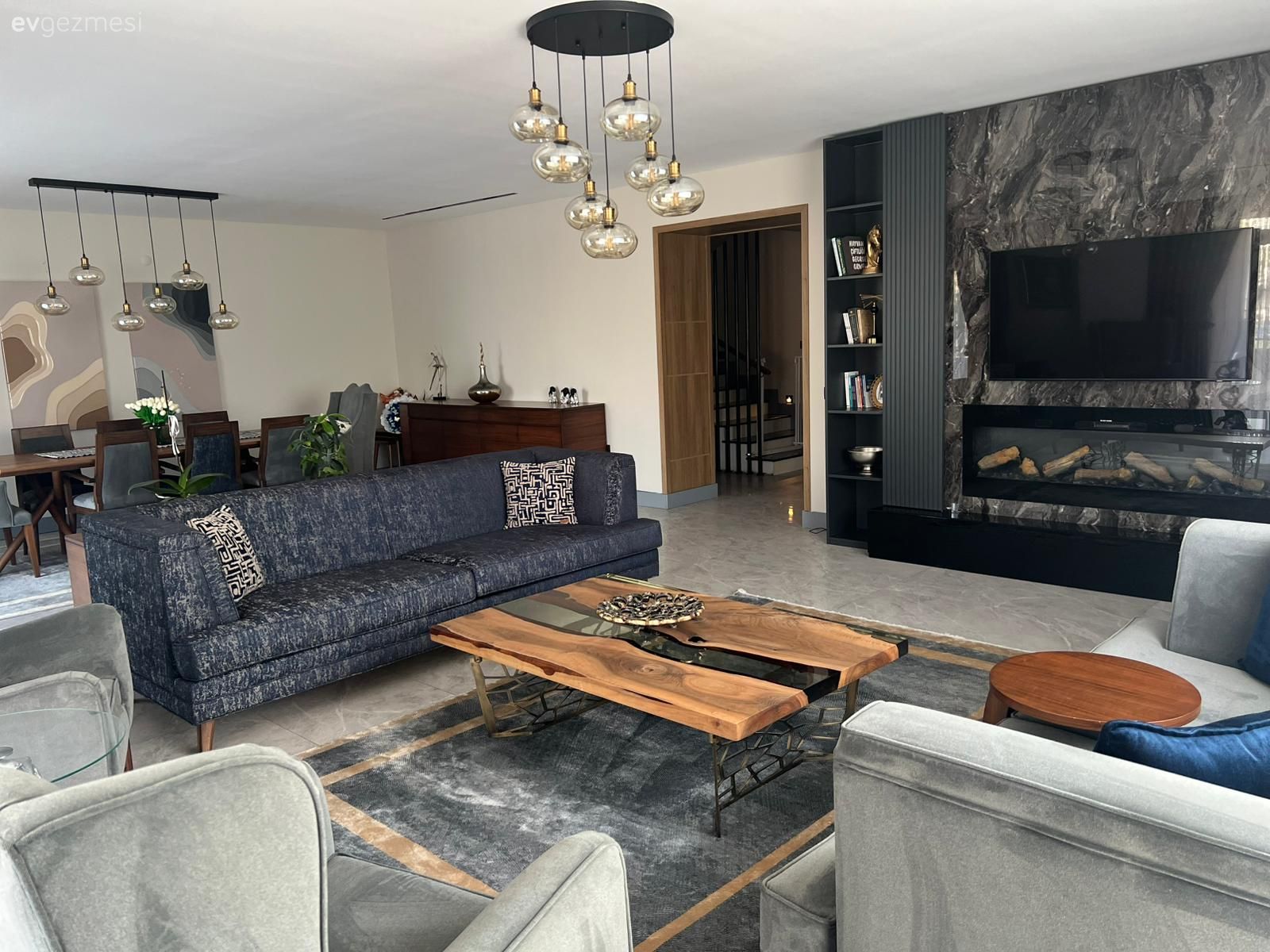 Bu Ankara Evinde Modern Tarzın Yorumu Farklı Detaylarla Yapılmış