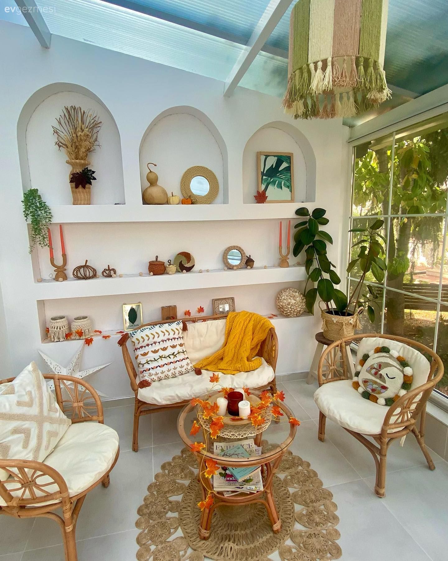 Bu Kış Bahçesi Sonbaharın Tadını Çıkarmak İçin Hazır Halde!