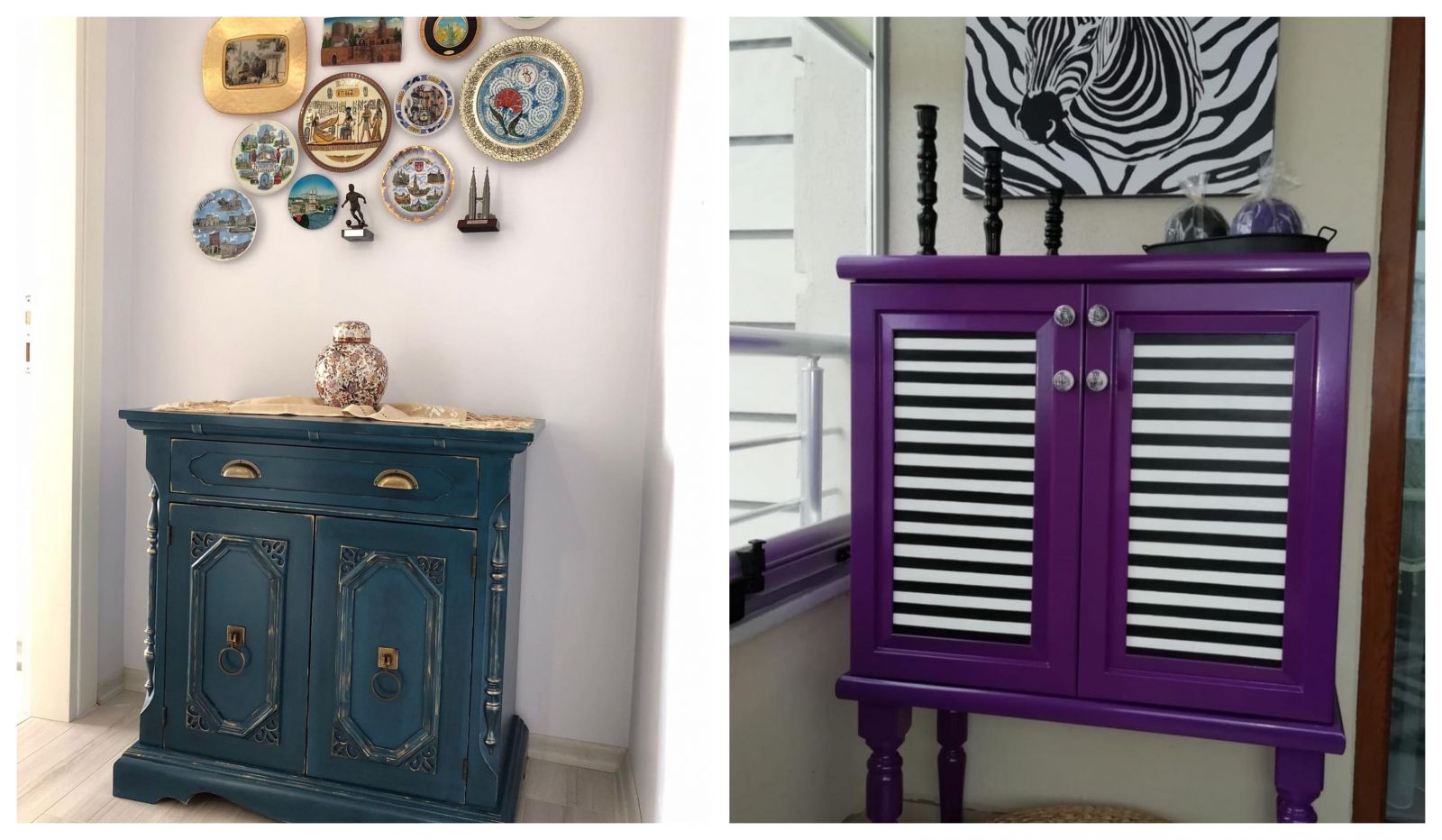 Sıradan Ahşap Mobilyalar Yeni Halleriyle Karakteristik Parçalara Dönüşmüş!