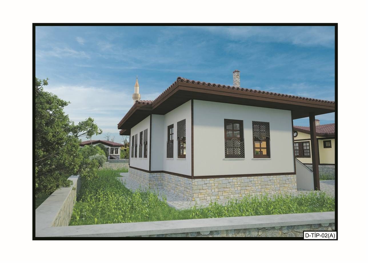 Köy Evi Yapacaklara Bakanlık Onaylı Tek Katlı Köy Evi Projeleri!