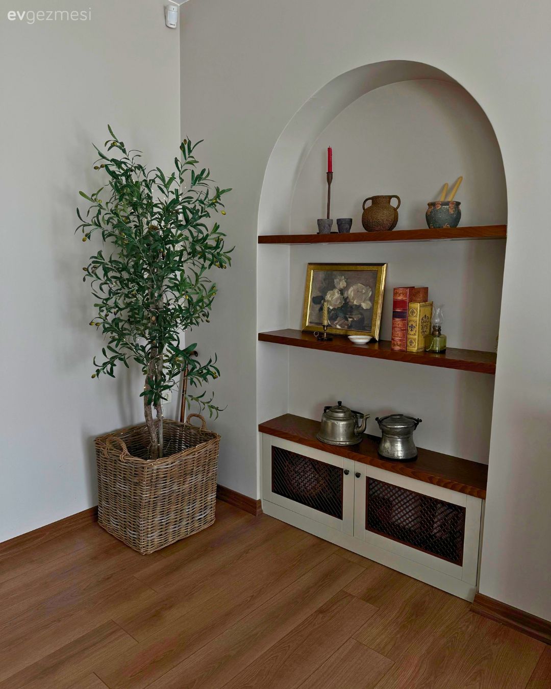 Duvar Nişleri, Ev bitkisi, Duvar rafı, Duvar dekorasyonu, Dekoratif Objeler, Parke