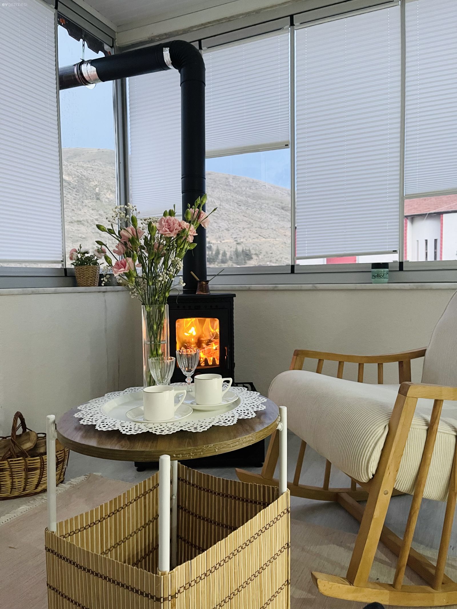 Bu Kayseri Evinde Mutfağın Ferahlığı Terasın Sıcaklığı ile Tamamlanmış!