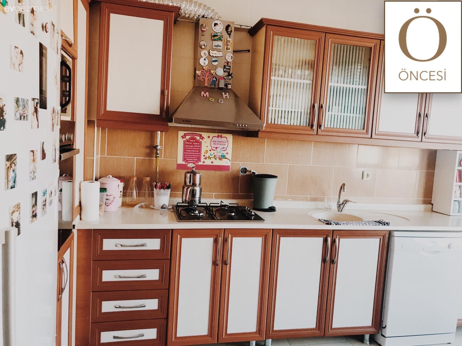 Öncesi&Sonrası: Değişen Bu Mutfak Yeni Haliyle Çok Ferah!