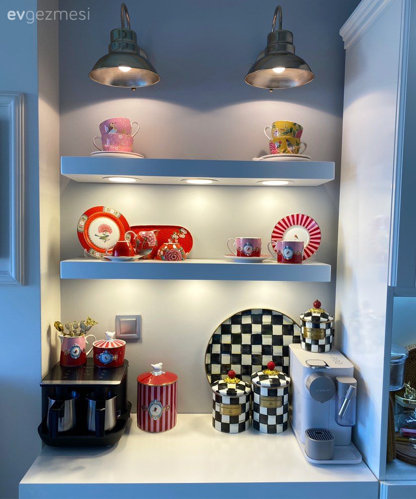 Mutfak aksesuarları, Mutfak, Duvar rafı, Duvar dekorasyonu, Mutfak rafı, Dekoratif Objeler