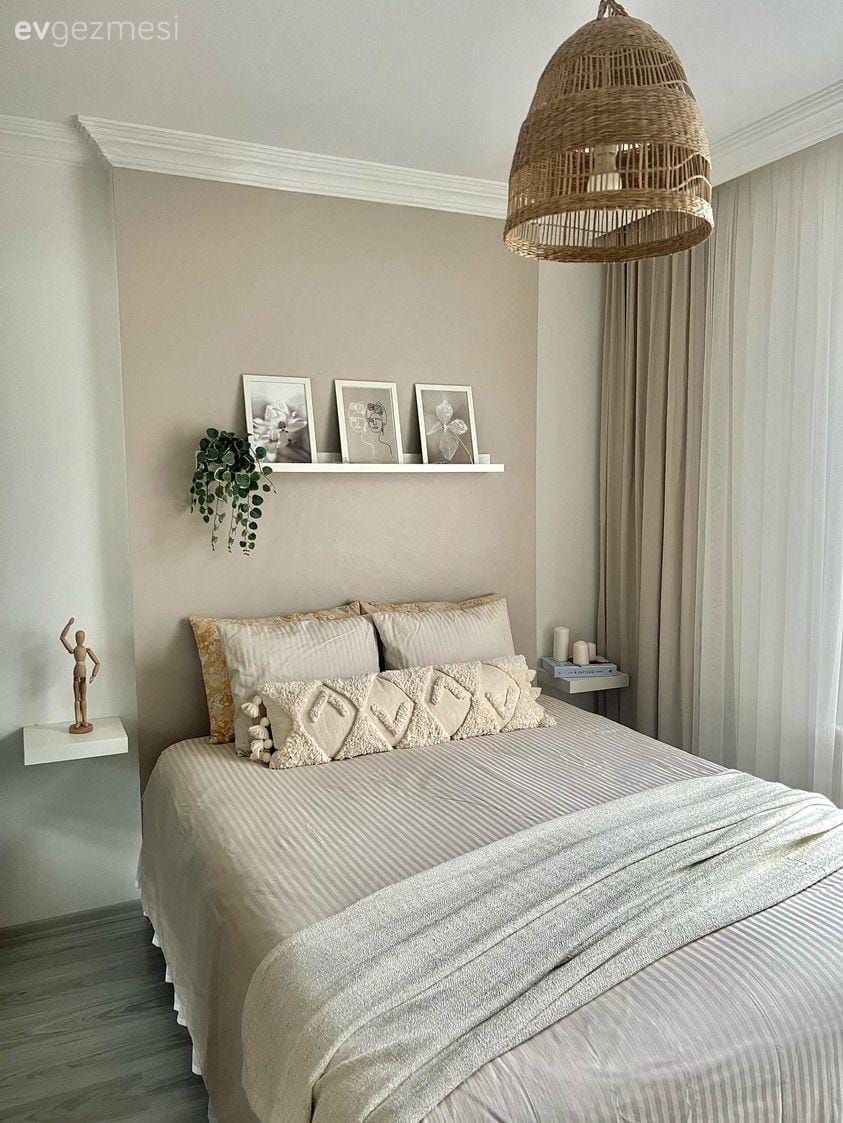 Hasır ve Ahşapları Seven Bu Evde Rahatlık Her Odada Vazgeçilmez!