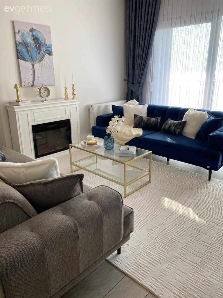 Bu İstanbul Evinde Modern Stilin Sevdiği Renkler Bir Arada!