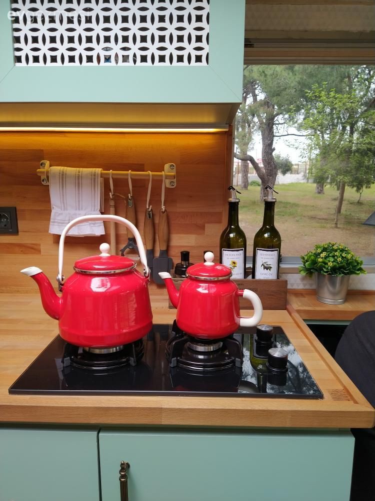 Karavan, Yeşil, Ahşap Mobilya