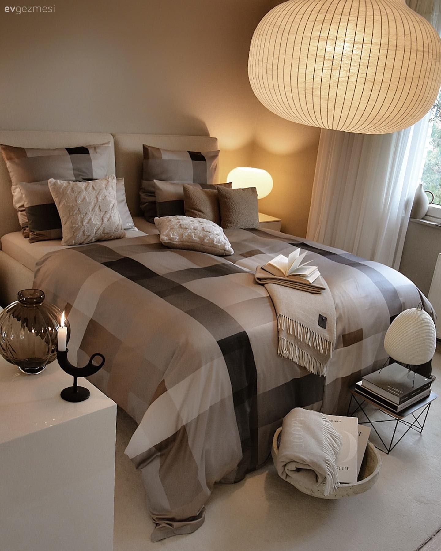 Pamuklara Sarılmış Bu Evde Şıklığın Anahtarı Kontrast Olmuş!